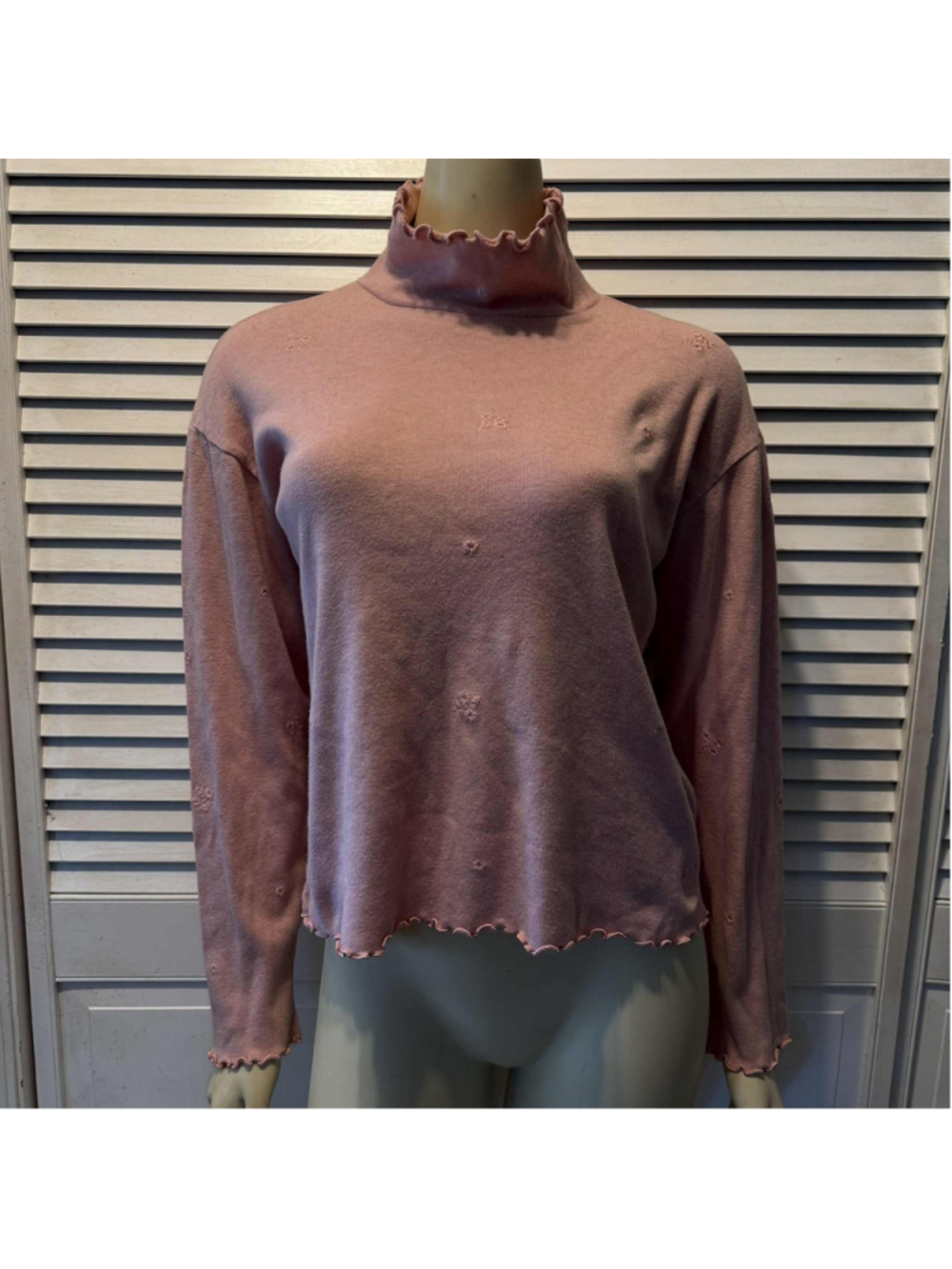 Women's Susan Bristol Pink Long Sleeve Top Size M